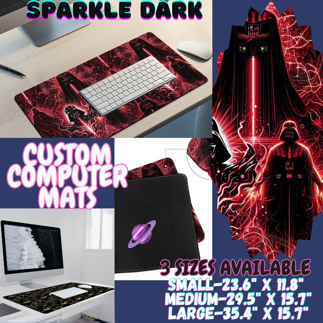 SPARKLE DARK - COMPUTER MAT PREORDER CLOSING 12/6