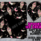 SPOOKY ICE CREAM - SOFT BLACK FLEECE THROWS 10 - PREORDER CLOSING 5/4