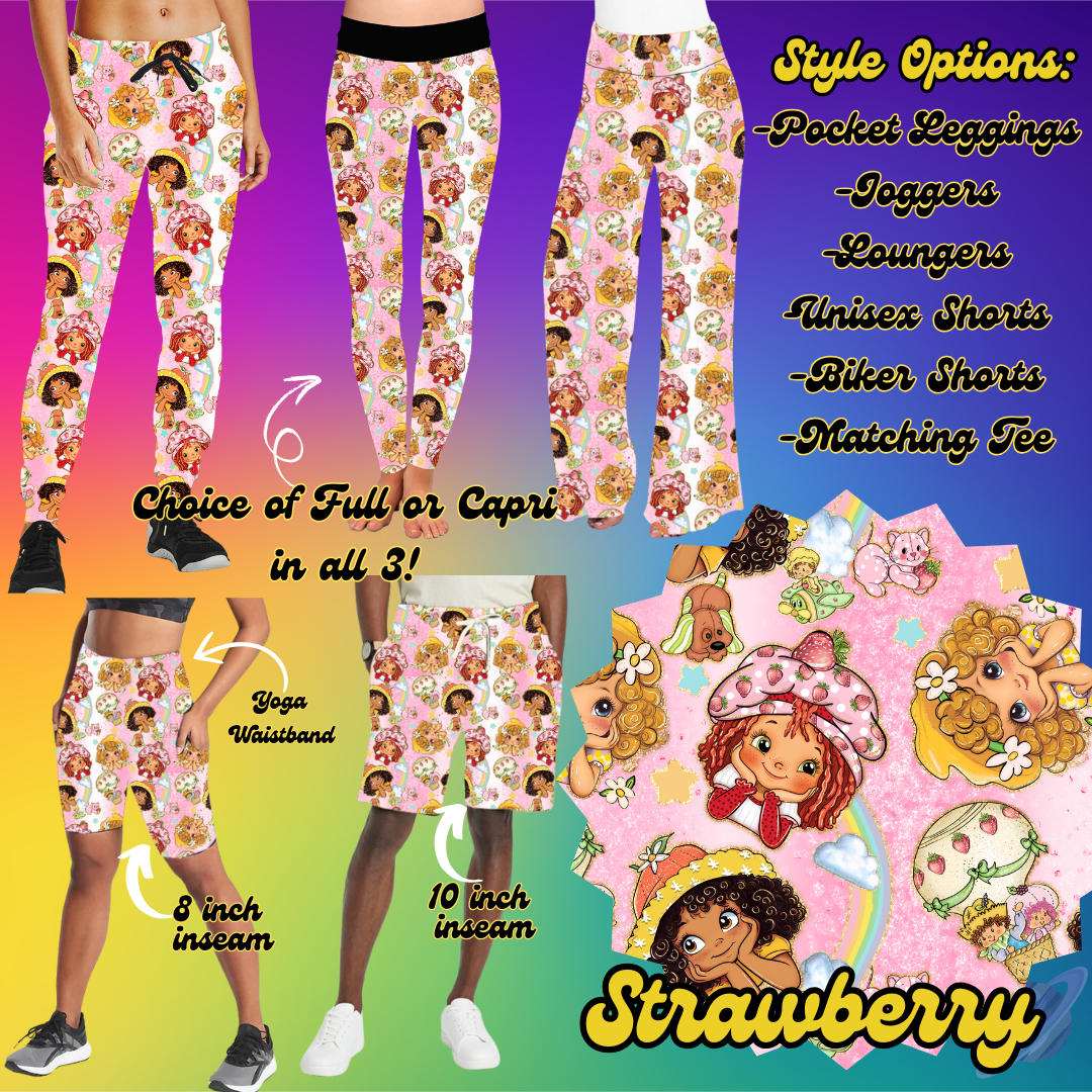 STRAWBERRY- LEGGING/JOGGER/LOUNGER/SHORTS - POLAROID PREORDER CLOSING 2/17