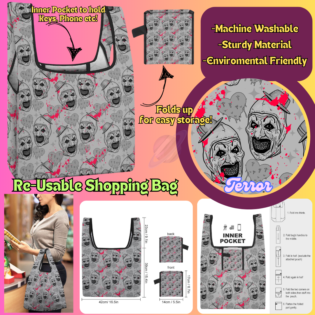 TERROR-SHOPPING BAGS 2-PREORDER CLOSING 6/27