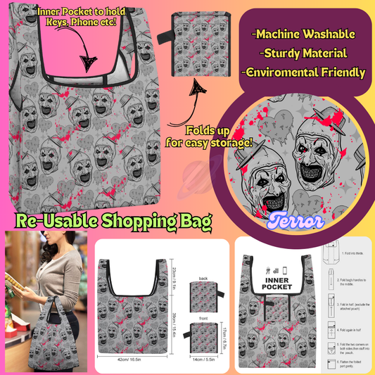 TERROR-SHOPPING BAGS 2-PREORDER CLOSING 6/27