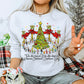 WHO CHRISTMAS SWEATSHIRT W/ SLEEVE PRINT