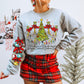 WHO CHRISTMAS SWEATSHIRT W/ SLEEVE PRINT