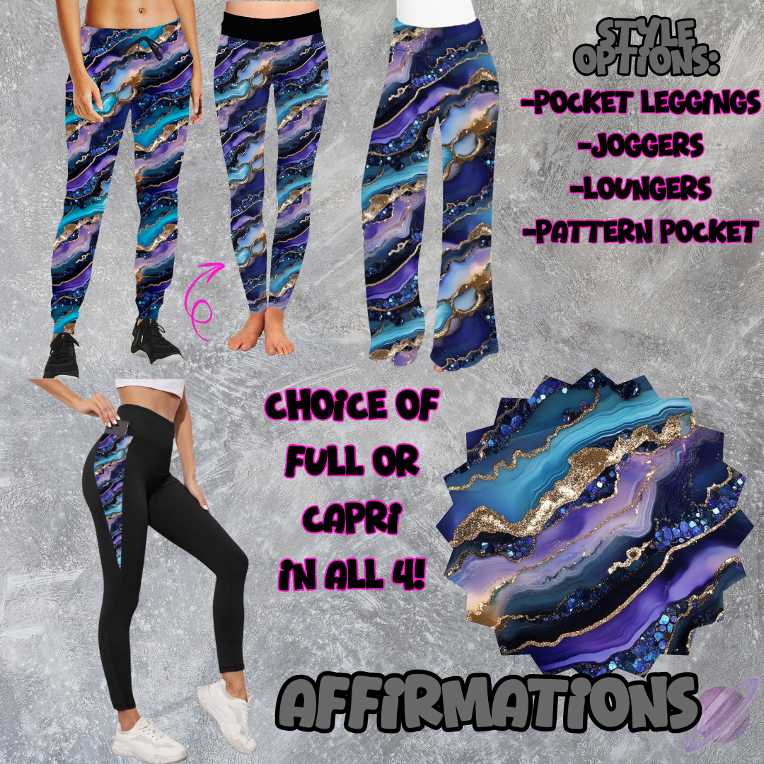 AFFIRMATIONS - LEGGING/JOGGER/LOUNGER -POCKET SWEATER OUTFITS 2 PREORDER CLOSING 2/19