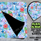 ALIEN ALOHA - SOFT BLACK FLEECE THROWS 8 - PREORDER CLOSING 2/21