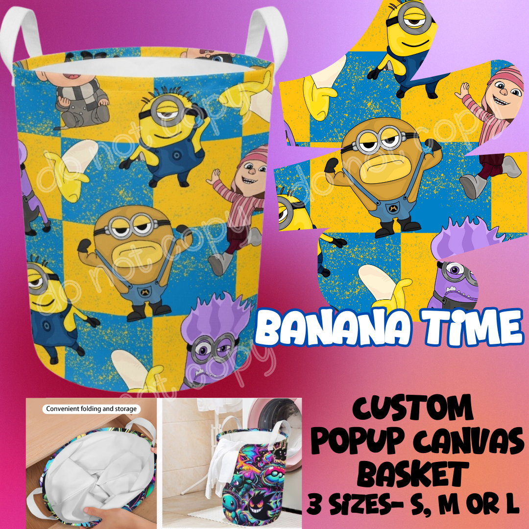 BANANA TIME - STORAGE BASKETS - PREORDER CLOSING 12/4