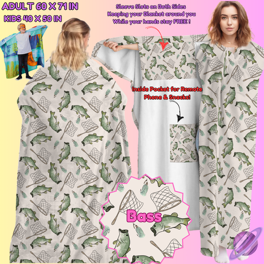 WEARABLE THROW RUN-BASS-PREORDER CLOSING 8/31