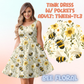 BEE FLORAL - ADULT TANK DRESS PREORDER CLOSES 5/15