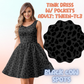 BLACK COW SPOTS - ADULT TANK DRESS PREORDER CLOSES 5/15