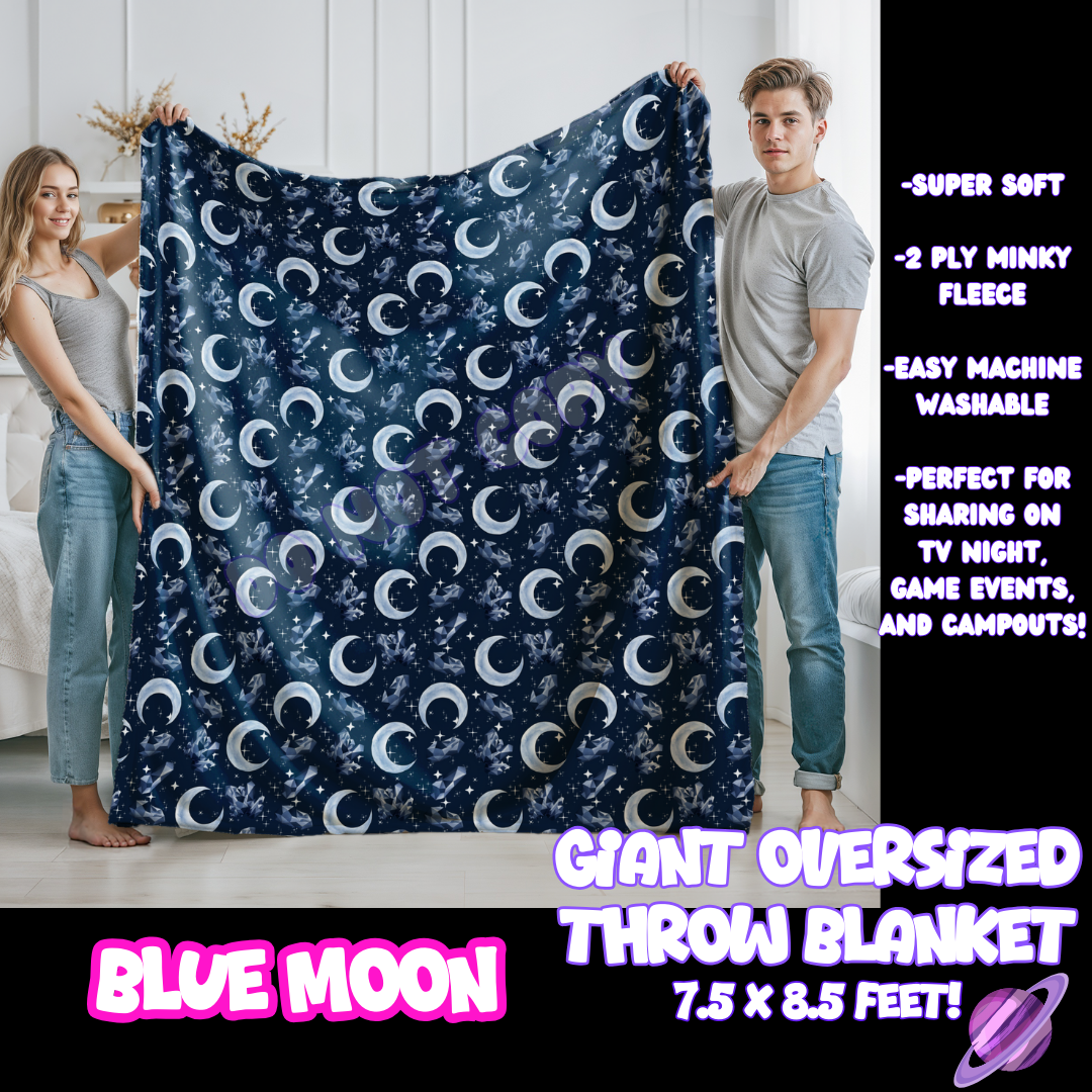 BLUE MOON- GIANT SHAREABLE THROW BLANKETS ROUND 10-PREORDER CLOSING 12/2