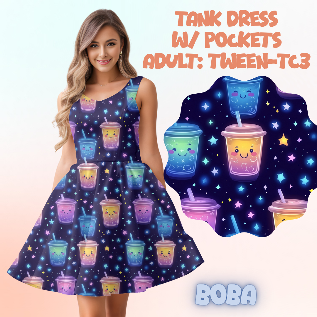 BOBA - ADULT TANK DRESS PREORDER CLOSES 5/15