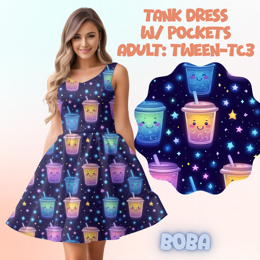 BOBA - ADULT TANK DRESS PREORDER CLOSES 5/15