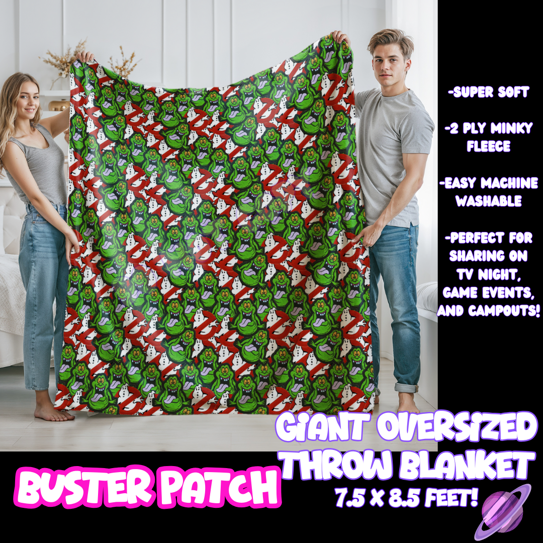 BUSTER PATCH - GIANT SHAREABLE THROW BLANKETS ROUND 10-PREORDER CLOSING 12/2