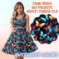 BUTTERFLY COLORS - ADULT TANK DRESS PREORDER CLOSES 5/15