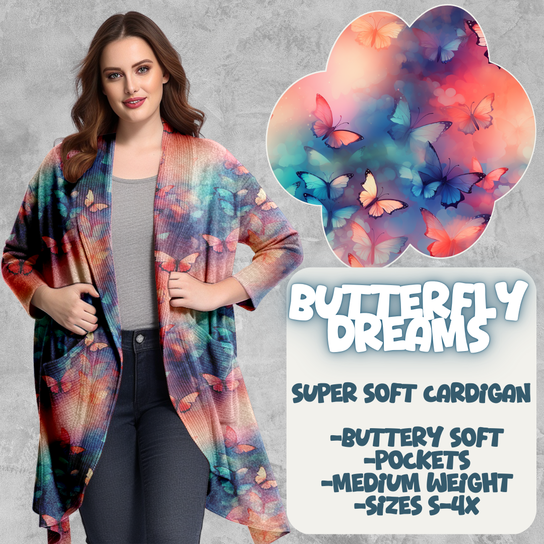 BUTTERFLY DREAMS - PRETTY CARDIGAN RUN CLOSING 3/18