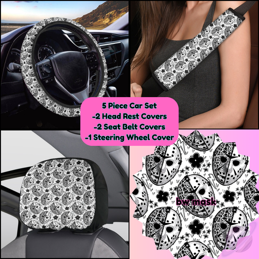 5 PIECE CAR SET-BW MASK-PREORDER CLOSING 9/5
