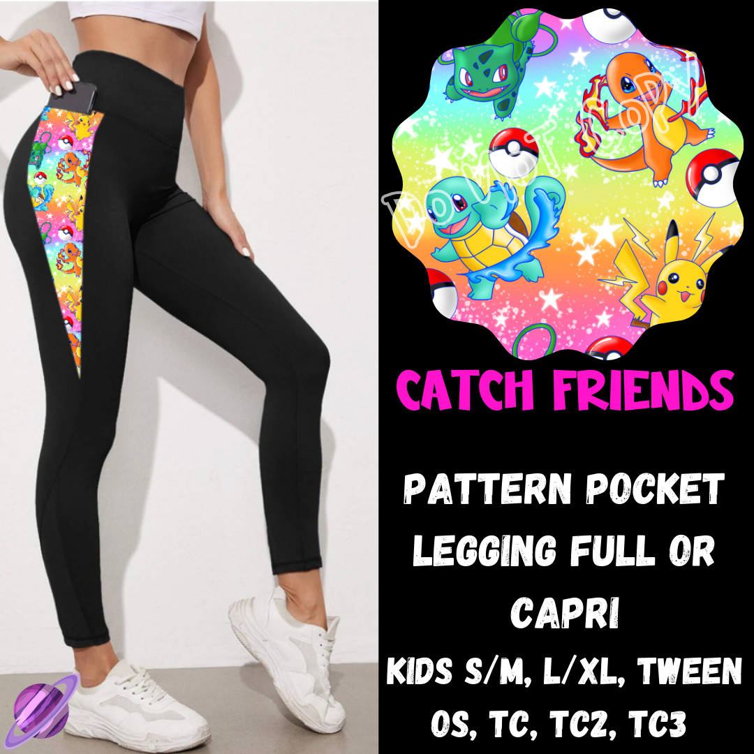 CATCH FREINDS - LEGGING/CAPRI-ZIP UP HOODIE OUTFIT RUN PREORDER CLOSES 1/26