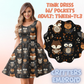 CRITTERS EMBROID - ADULT TANK DRESS PREORDER CLOSES 5/15