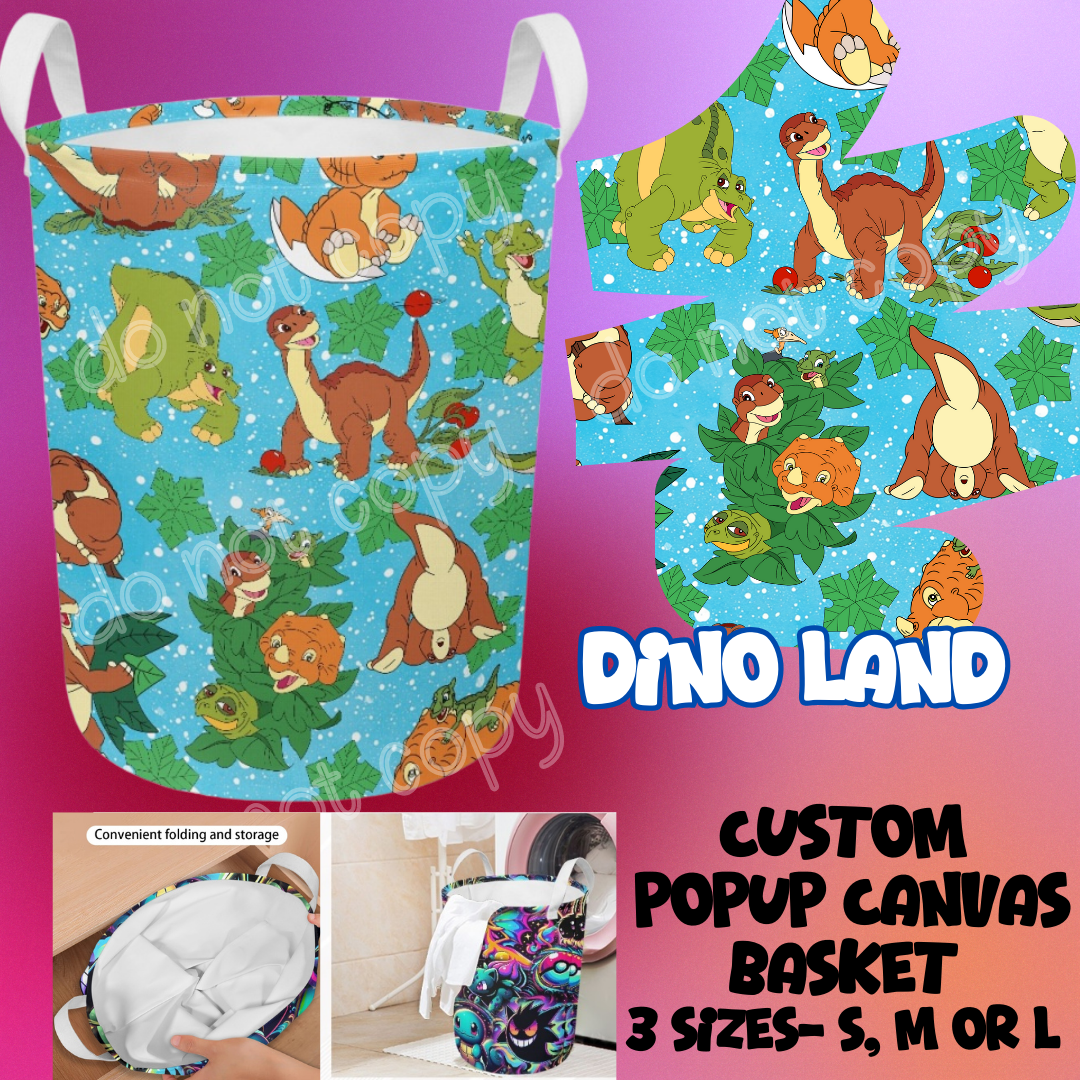 DINO LAND - STORAGE BASKETS - PREORDER CLOSING 12/4