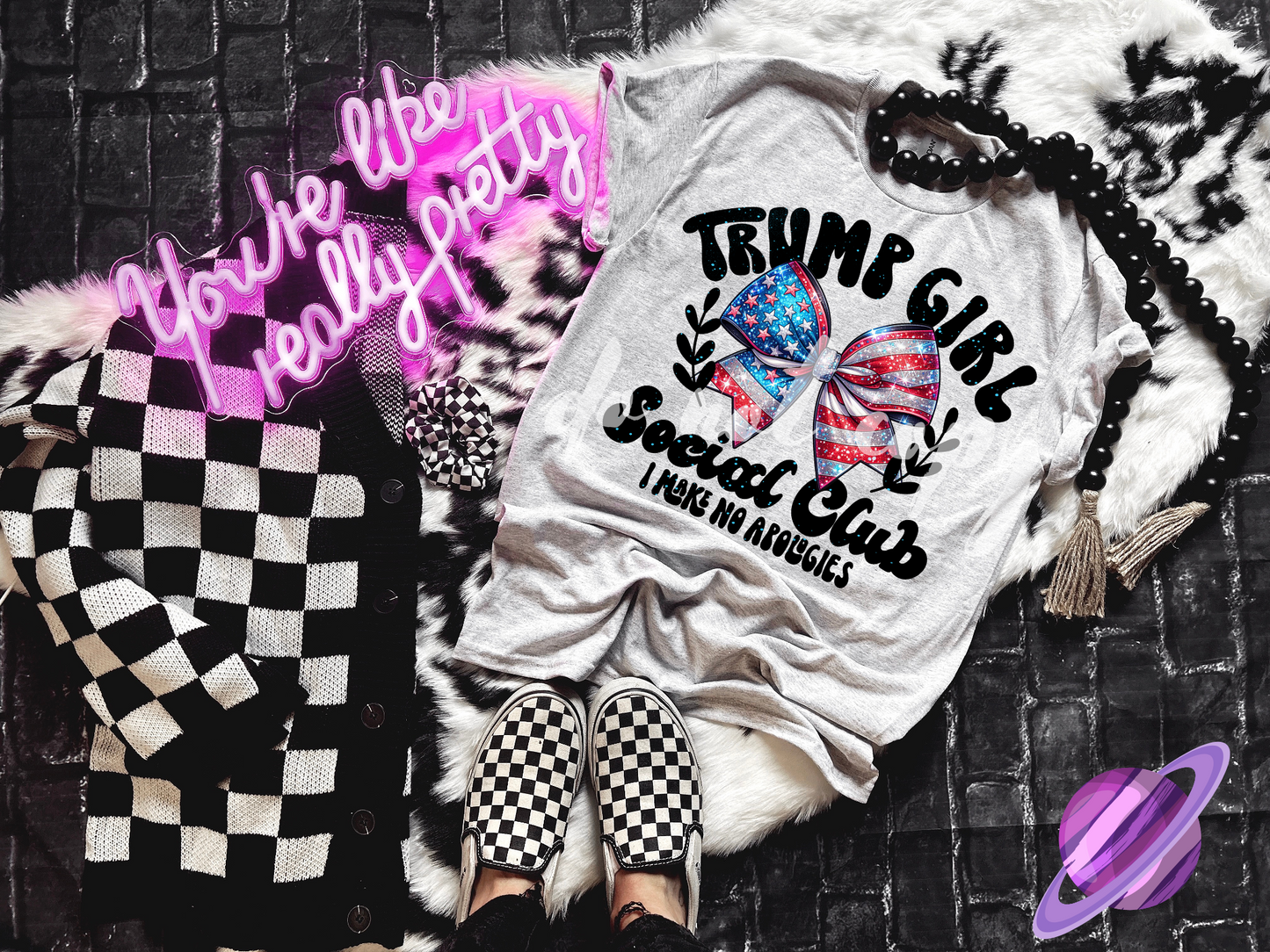 TRUMP GIRL SOCIAL CLUB TEE