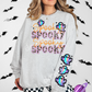 SPOOOKY FAUX EMBROIDERY SWEATSHIRTS 2