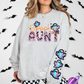 SPOOOKY FAUX EMBROIDERY SWEATSHIRTS