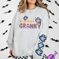 SPOOOKY FAUX EMBROIDERY SWEATSHIRTS