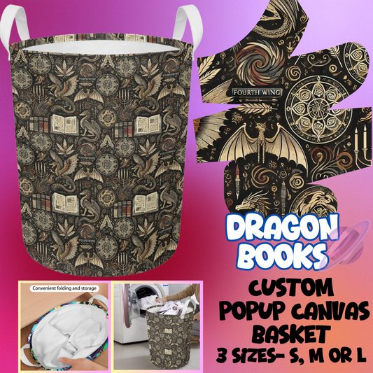 DRAGONS BOOK - STORAGE BASKETS ROUND 5 - PREORDER CLOSING 3/16