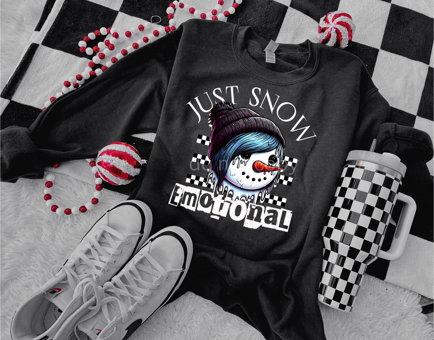 SNOW EMOTIONAL- CREWNECK SWEATSHIRT