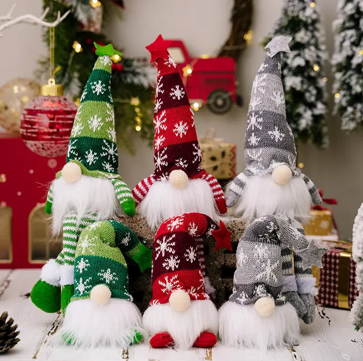 Christmas Gnomes Red & Green