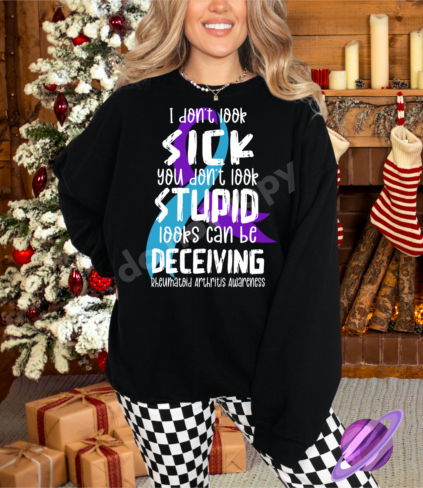 I DONT LOOK SICK RA AWARENESS SWEATSHIRT