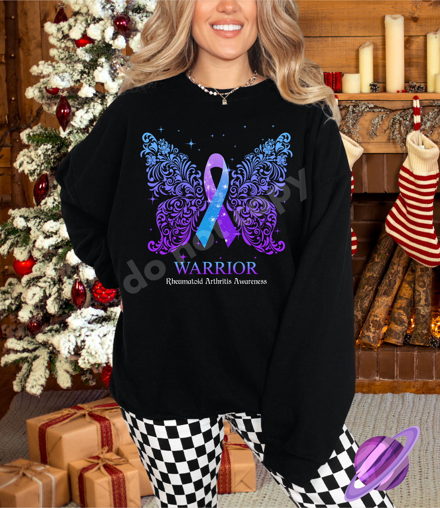 BUTTERFLY RA AWARENESS SWEATSHIRT