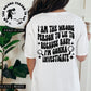 WRONG PERSON POCKET PRINT DOUBLE SIDED TEE