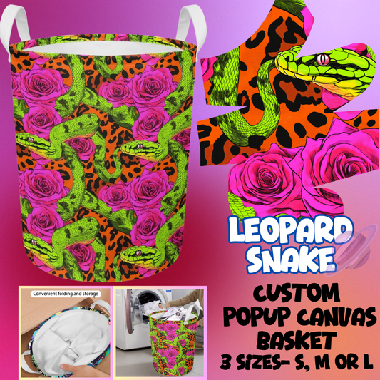 LEOPARD SNAKE - STORAGE BASKETS ROUND 5 - PREORDER CLOSING 3/16