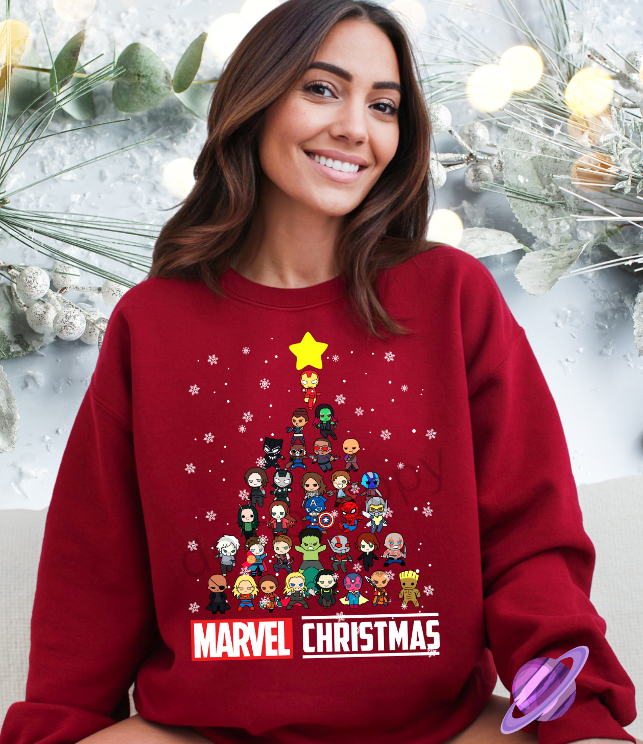 M HERO HOLIDAY SWEATSHIRT