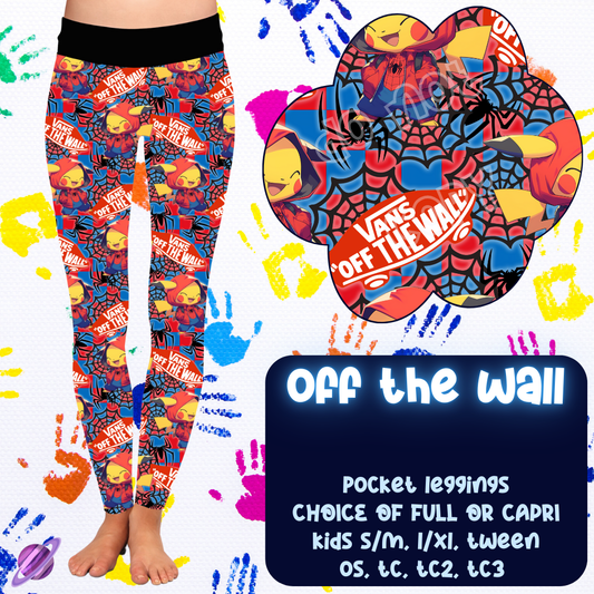 OFF THE WALL  - FUN KIDS RUN -  LEGGING/CAPRI PREORDER CLOSING 11/5