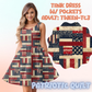 PATRIOTIC QUILT - ADULT TANK DRESS PREORDER CLOSES 5/15