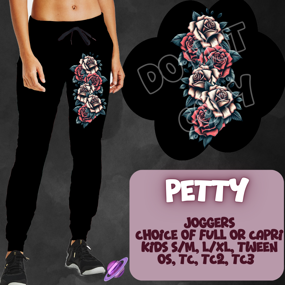 PETTY - ONE LEG SIMPLE SETS RUN 2 - JOGGER/CAPRI PREORDER CLOSING 1/31