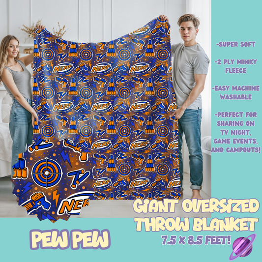 PEW PEW - OVERSIZED THROW BLANKET 11 - PREORDER CLOSING 2/2