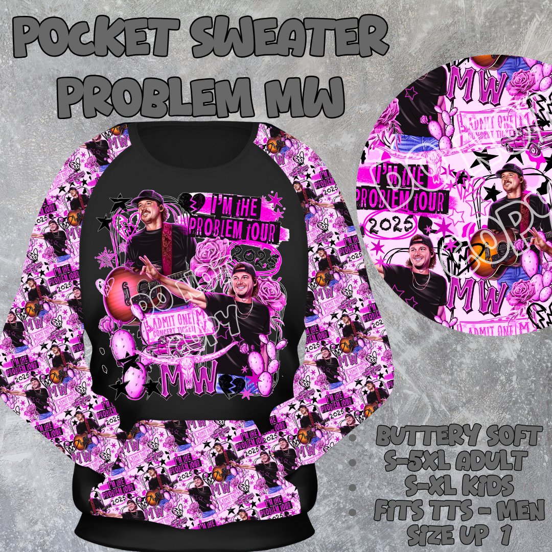 PROBLEM MW - POCKET SWEATSHIRT - POCKET SWEATER OUTFITS 2 PREORDER CLOSING 2/19