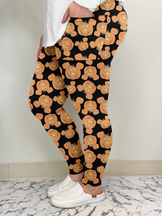 Pumpkin Ears Leggings w/ Pockets