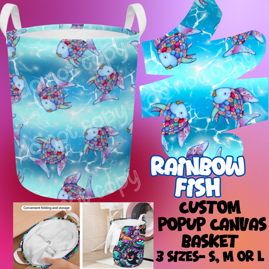 RAINBOW FISH - STORAGE BASKETS - PREORDER CLOSING 12/4