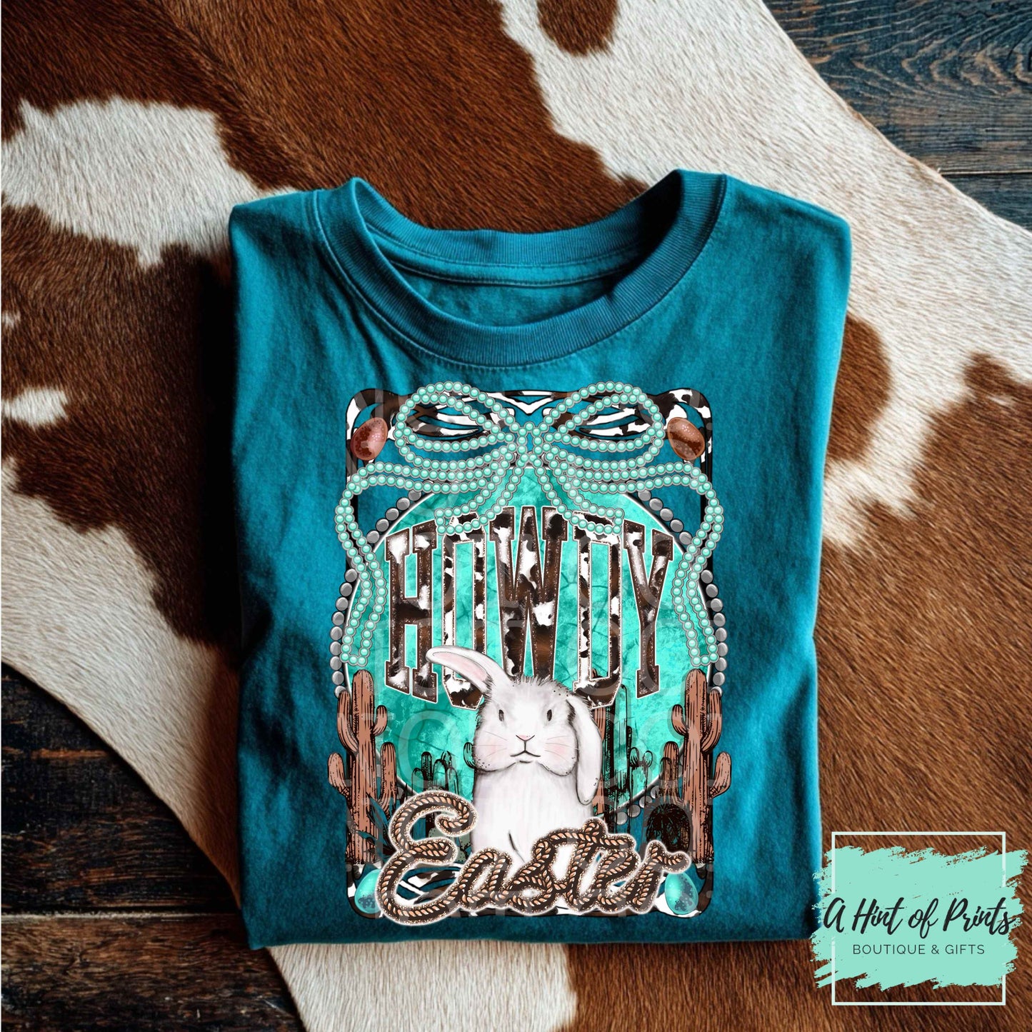 Howdy Easter - Western Easter Graphic Tee, Hoodie & Crewneck Sweatshirt