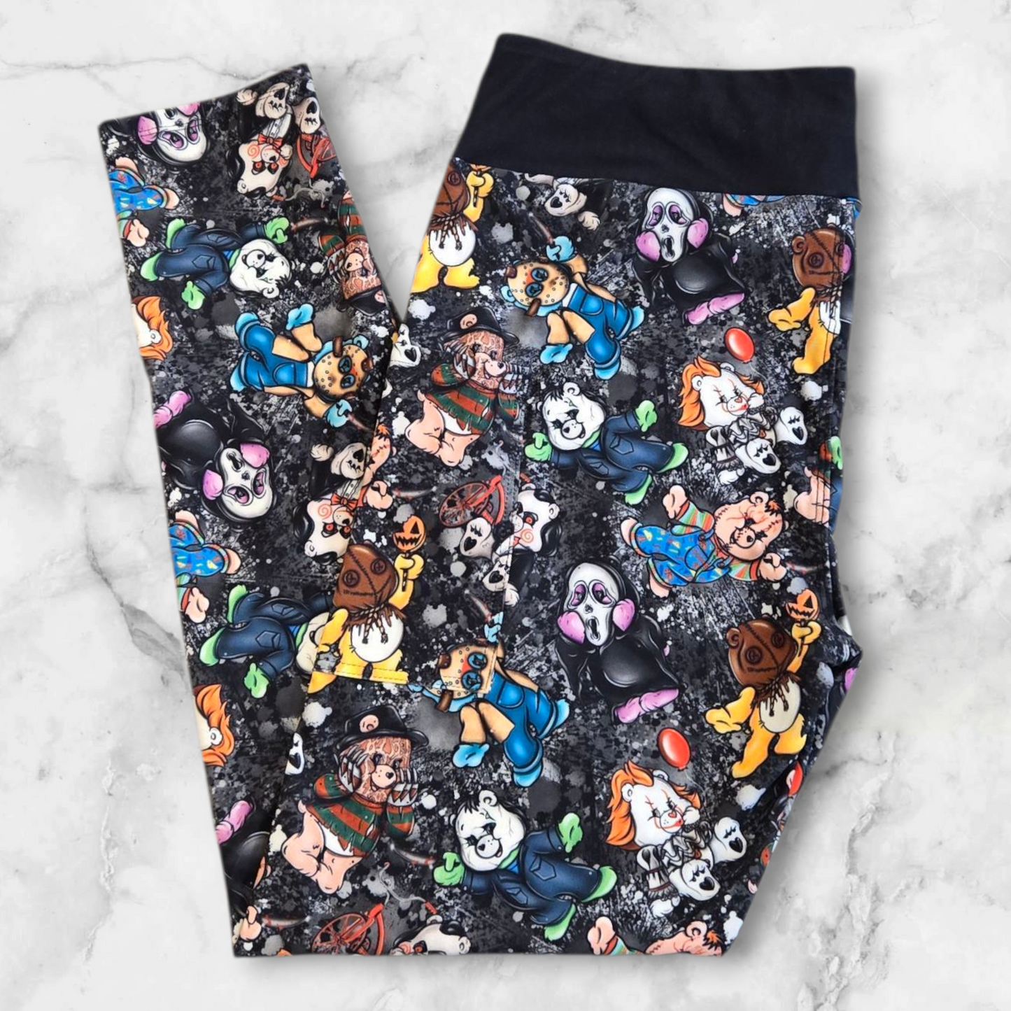 Horror Bears Full-Length Leggings with Pockets | Halloween Bears