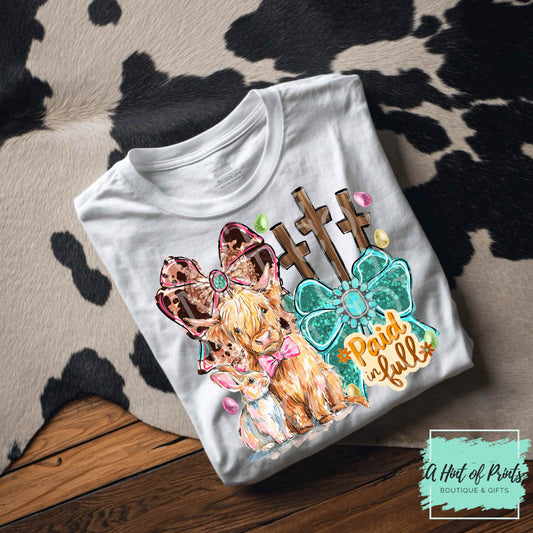 Paid in Full - Western Easter Graphic Tee, Hoodie & Crewneck Sweatshirt