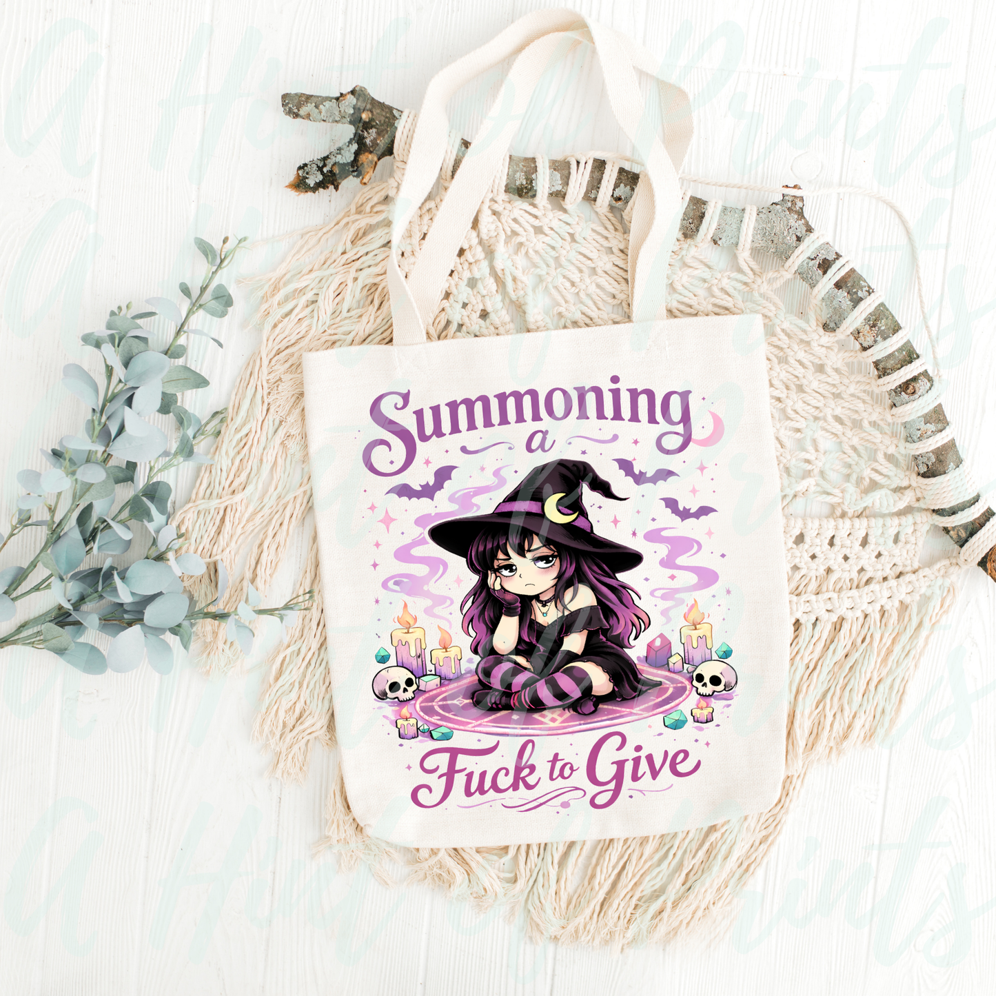 Summoning a Fuck to Give Pastel Goth Witch Shirt, Burnout Humor Graphic Tee