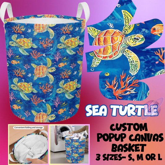 SEA TURTLE - STORAGE BASKETS ROUND 5 - PREORDER CLOSING 3/16