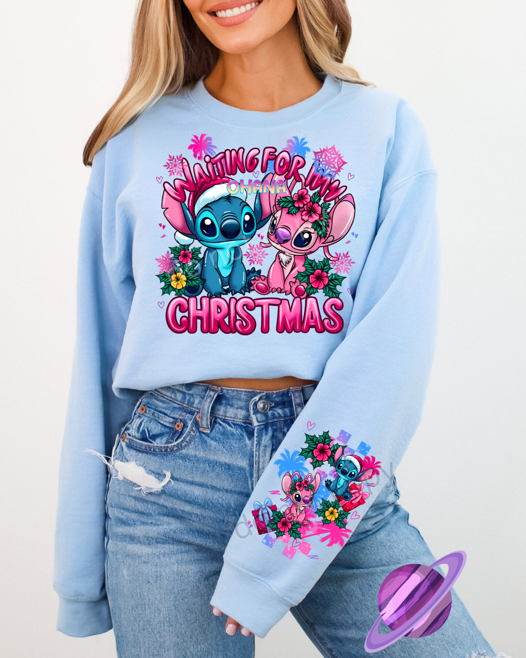 STITCHMAS 2 SWEATSHIRT W/ SLEEVE PRINT