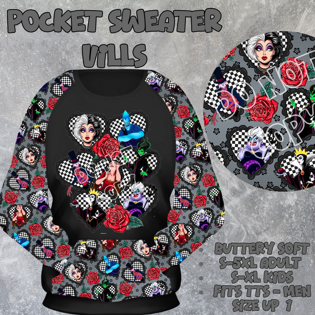 VILLS - POCKET SWEATSHIRT - POCKET SWEATER OUTFITS 2 PREORDER CLOSING 2/19