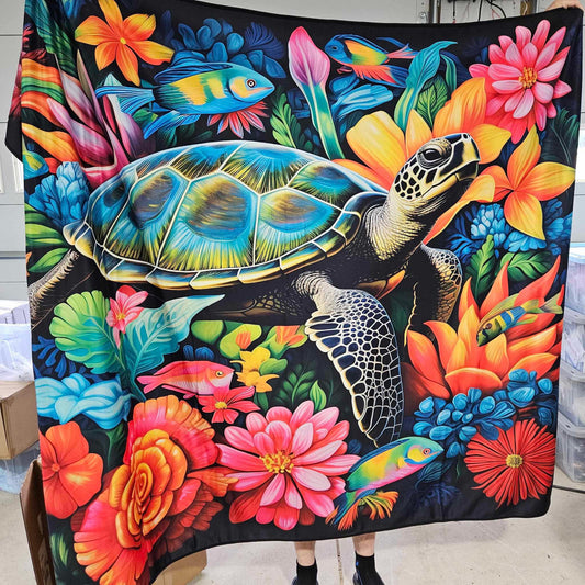 XMAS UP - SOFT BLACK FLEECE THROWS RUN 12-PREORDER CLOSING 9/22